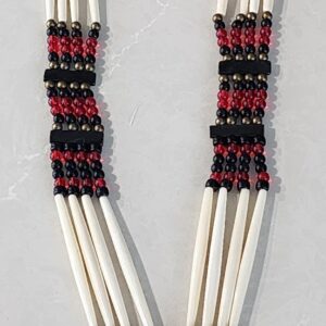 Bone, Glass and Brass Bead Bandolier